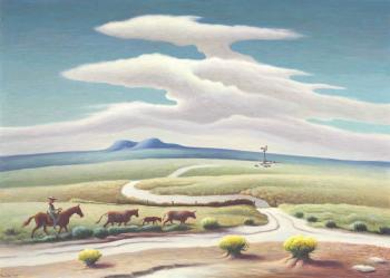 The Plains by Thomas Hart Benton