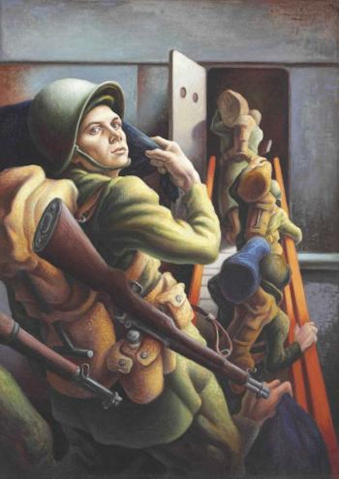 Shipping out by Thomas Hart Benton