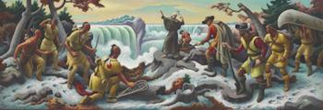 Study for Father Hennepin at Niagara Falls by Thomas Hart Benton