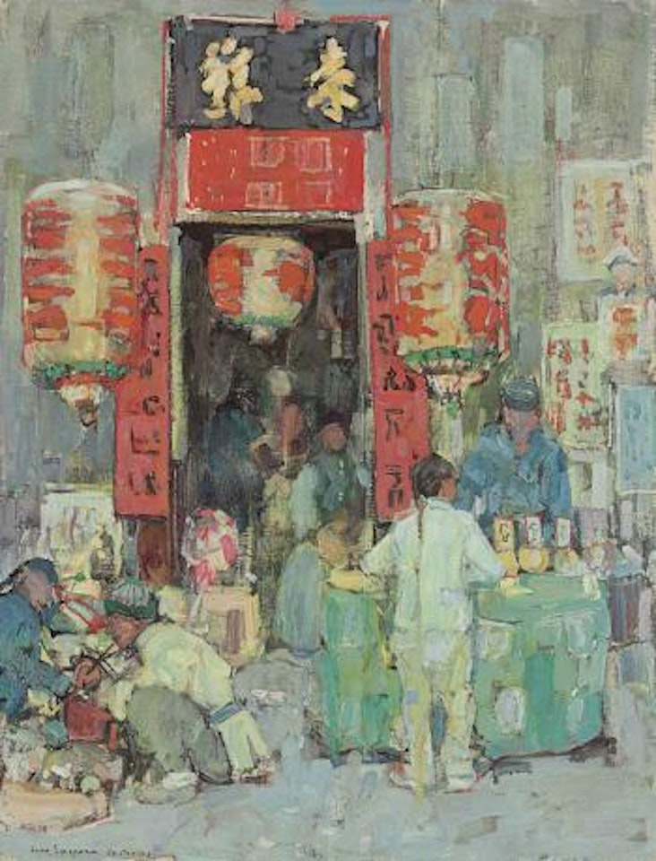 The Opium Den by Leon Gaspard