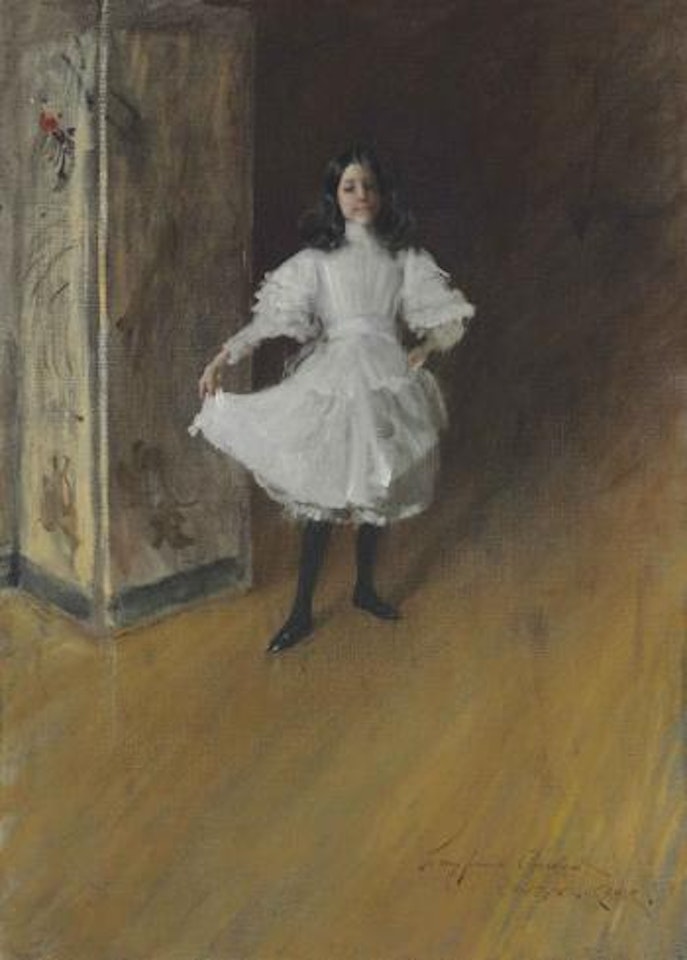Portrait of the Artist's Daughter (Dorothy) by William Merritt Chase