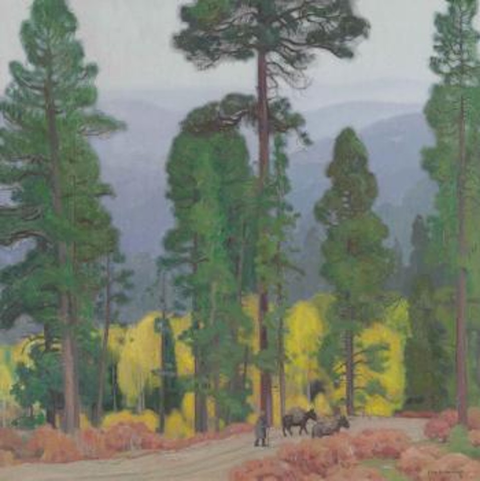 Mountain Aspens, Taos by Ernest Martin Hennings