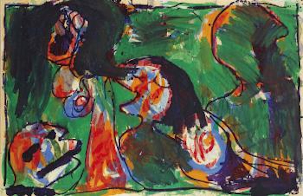 Contre Le Froideur by Pierre Alechinsky