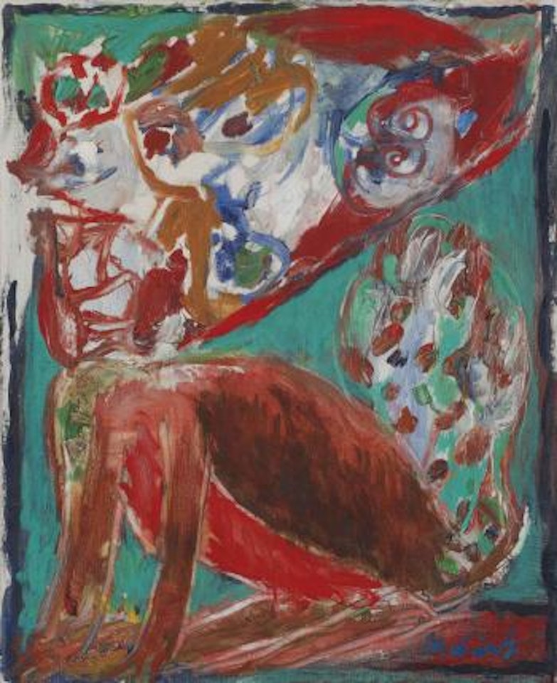 Jeune Chienne by Pierre Alechinsky