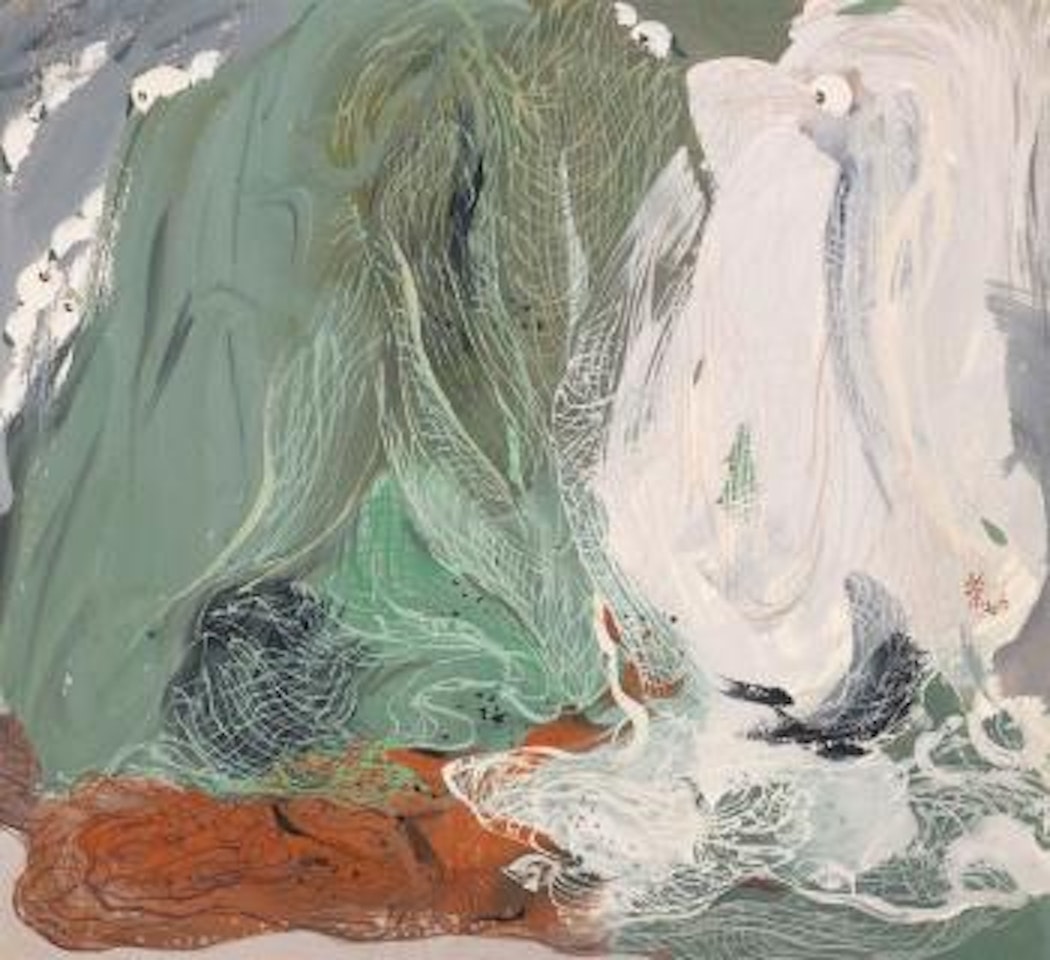 Fishing Nets by Wu Guanzhong