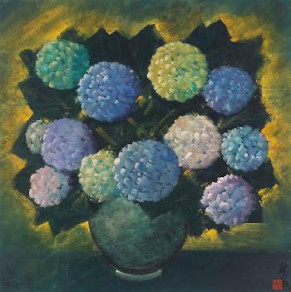 Hydrangea by Lin Fengmian