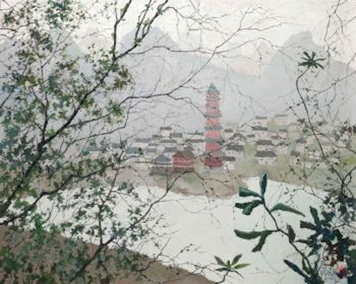 Early Spring in old Town by Pang Jiun