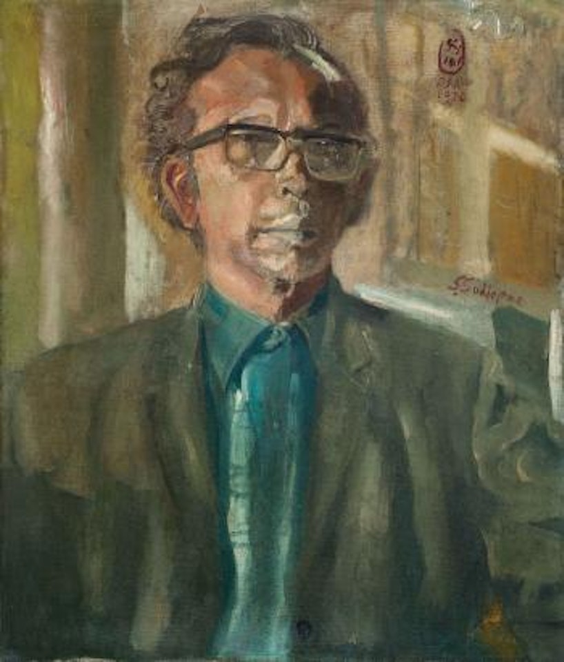 Self-portrait by Sindutomo Sudjojono
