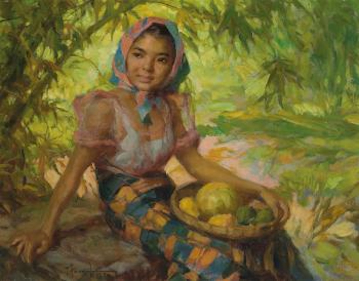 Peasant Girl by Fernando Amorsolo