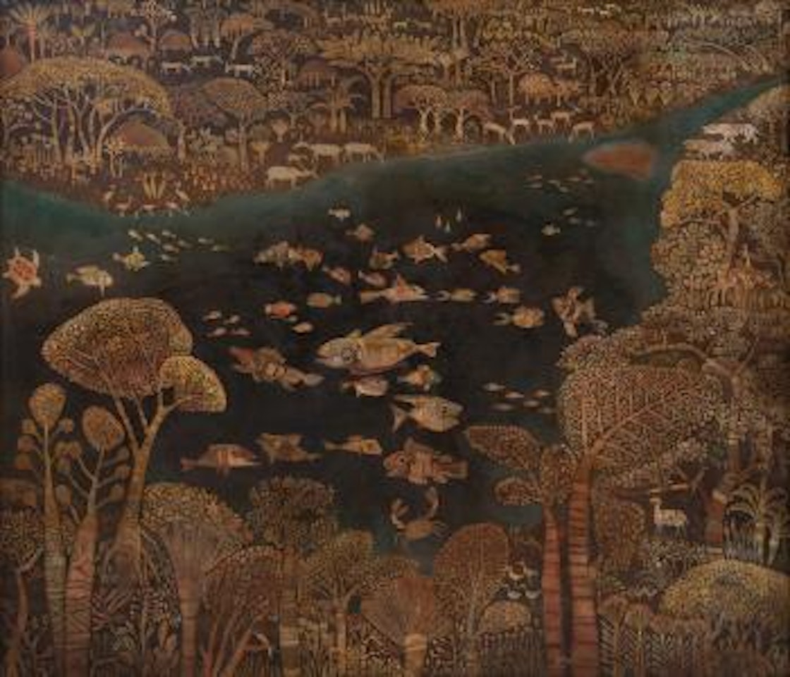 Flora and Fauna and the River by Haji Widayat
