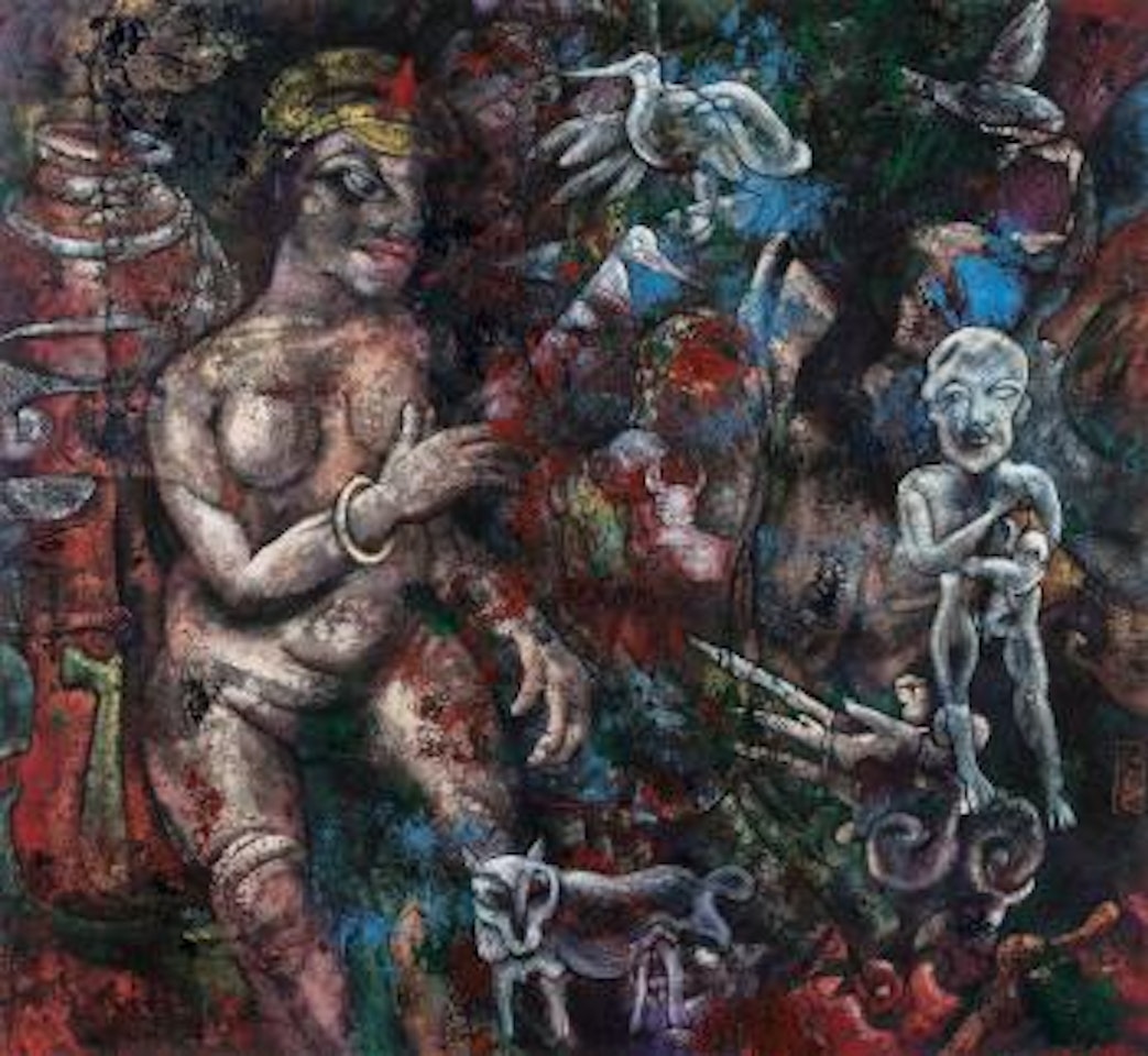 Mother and Son by Shi Hu