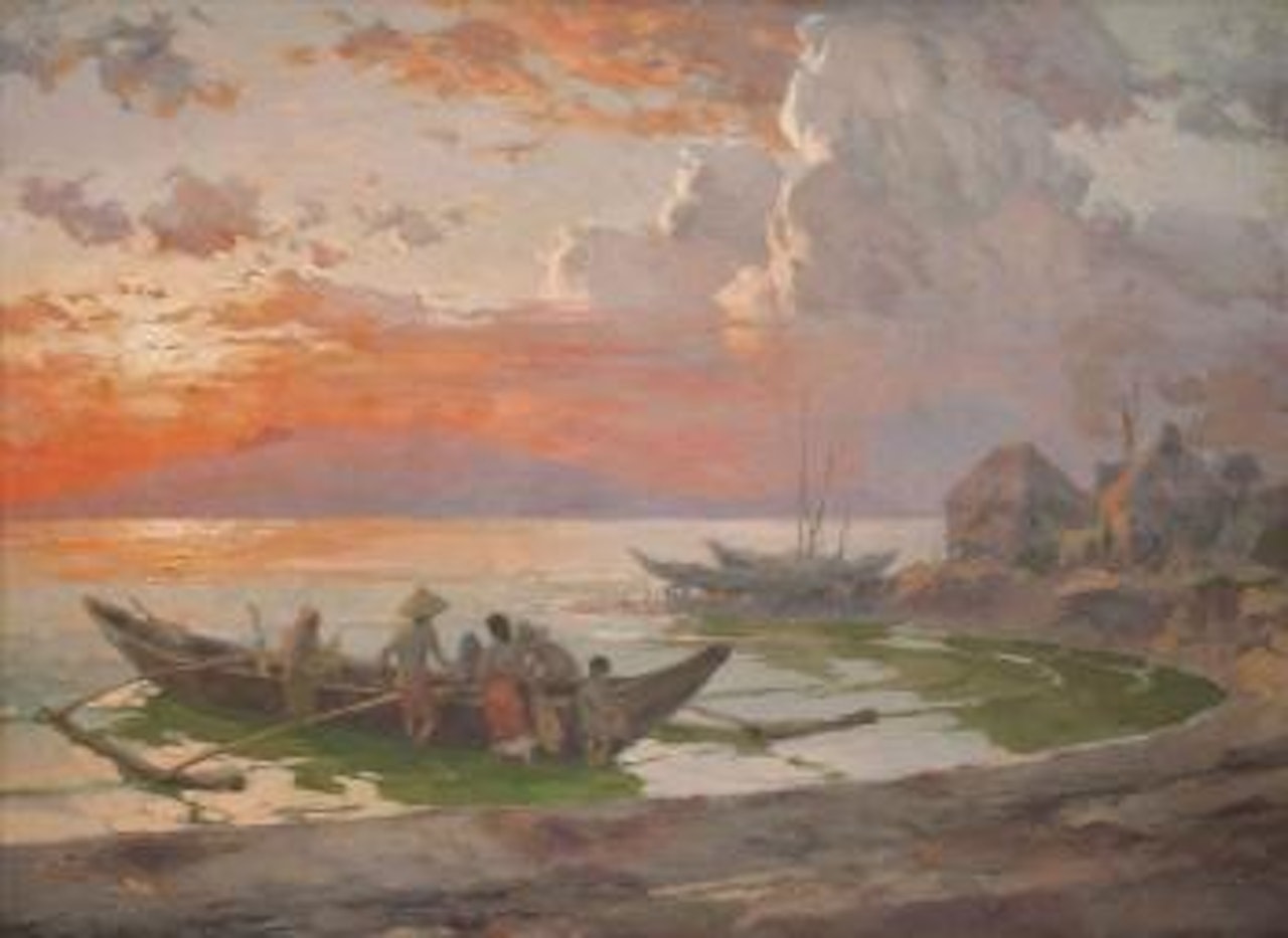 View of Manila Bay by Fernando Amorsolo
