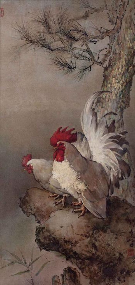 A Devoted Pair by Lee Man Fong