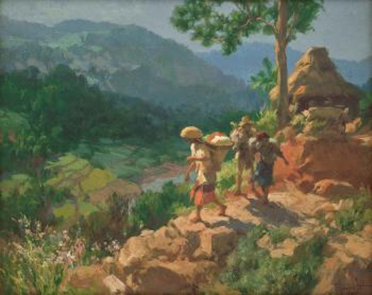 Banaue Rice Terraces by Fernando Amorsolo