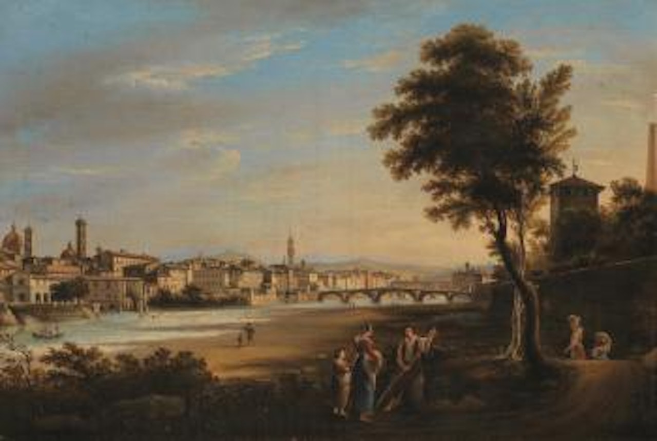 Veduta di Firenze by Giuseppe Gherardi