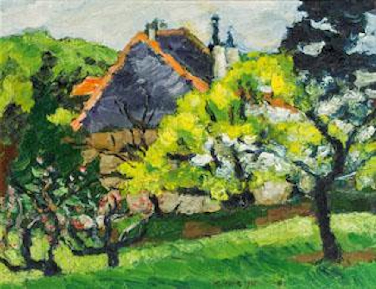 Haus mit Garten by Karl Stark