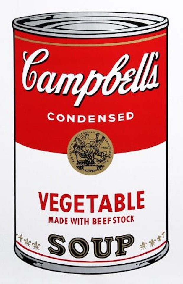 Campbell Soup Can: Vegetable by Andy Warhol