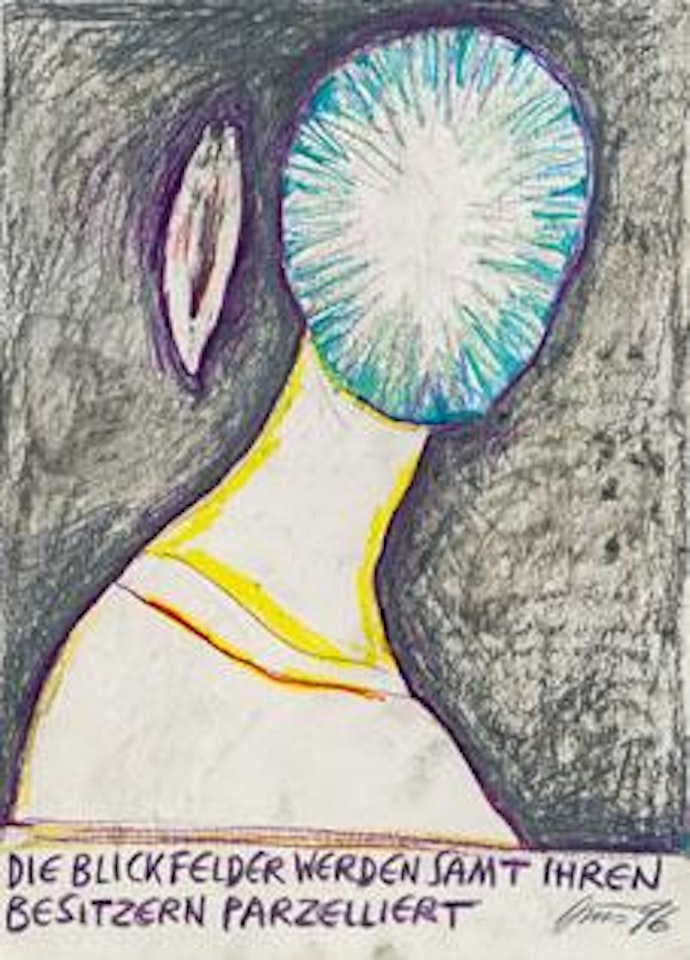 Die Blickfelder werden samt ihren Besitzern parzelliert by Gunter Brus