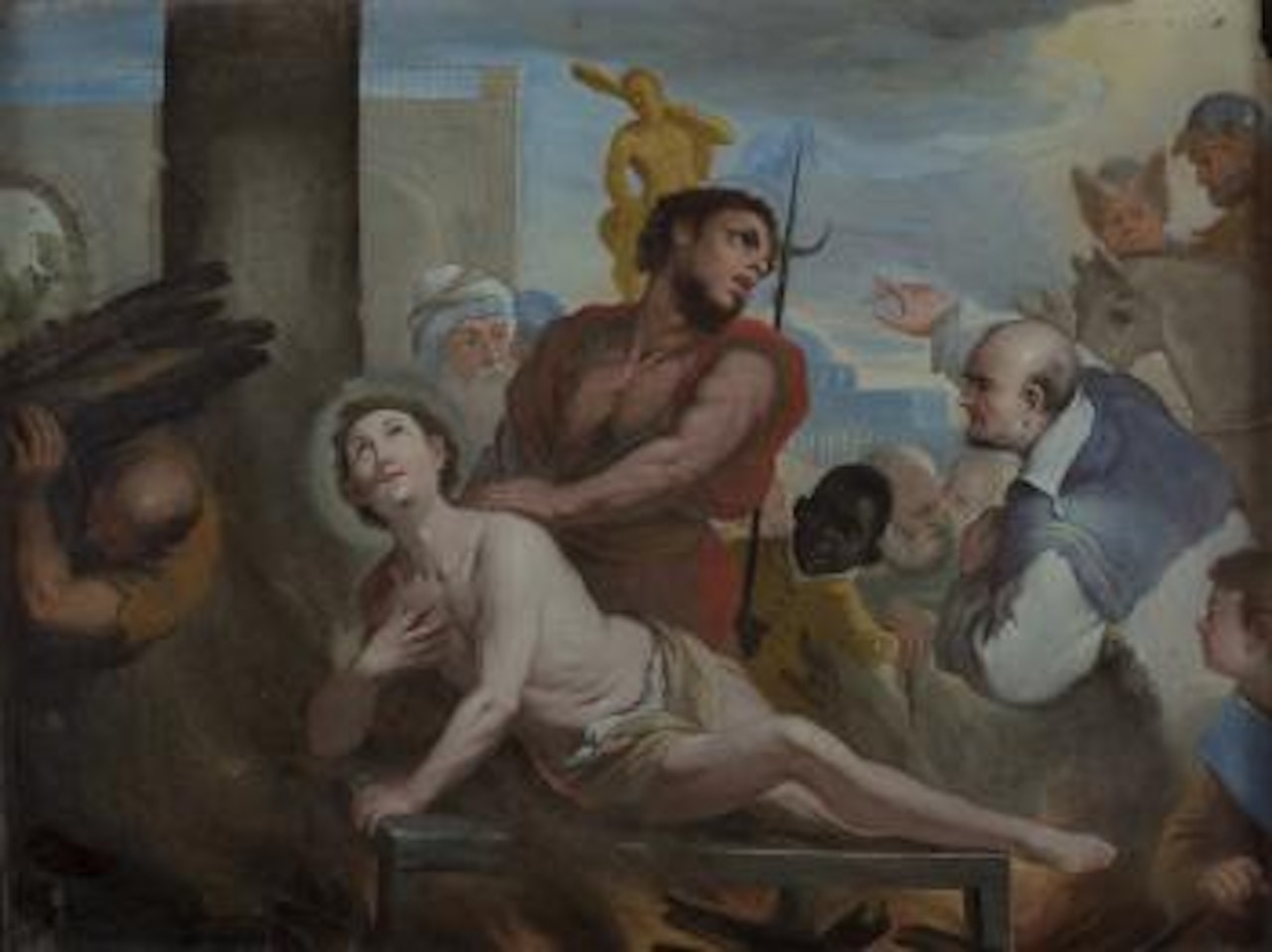 Il martirio di San Lorenzo by Circle of Luca Giordano
