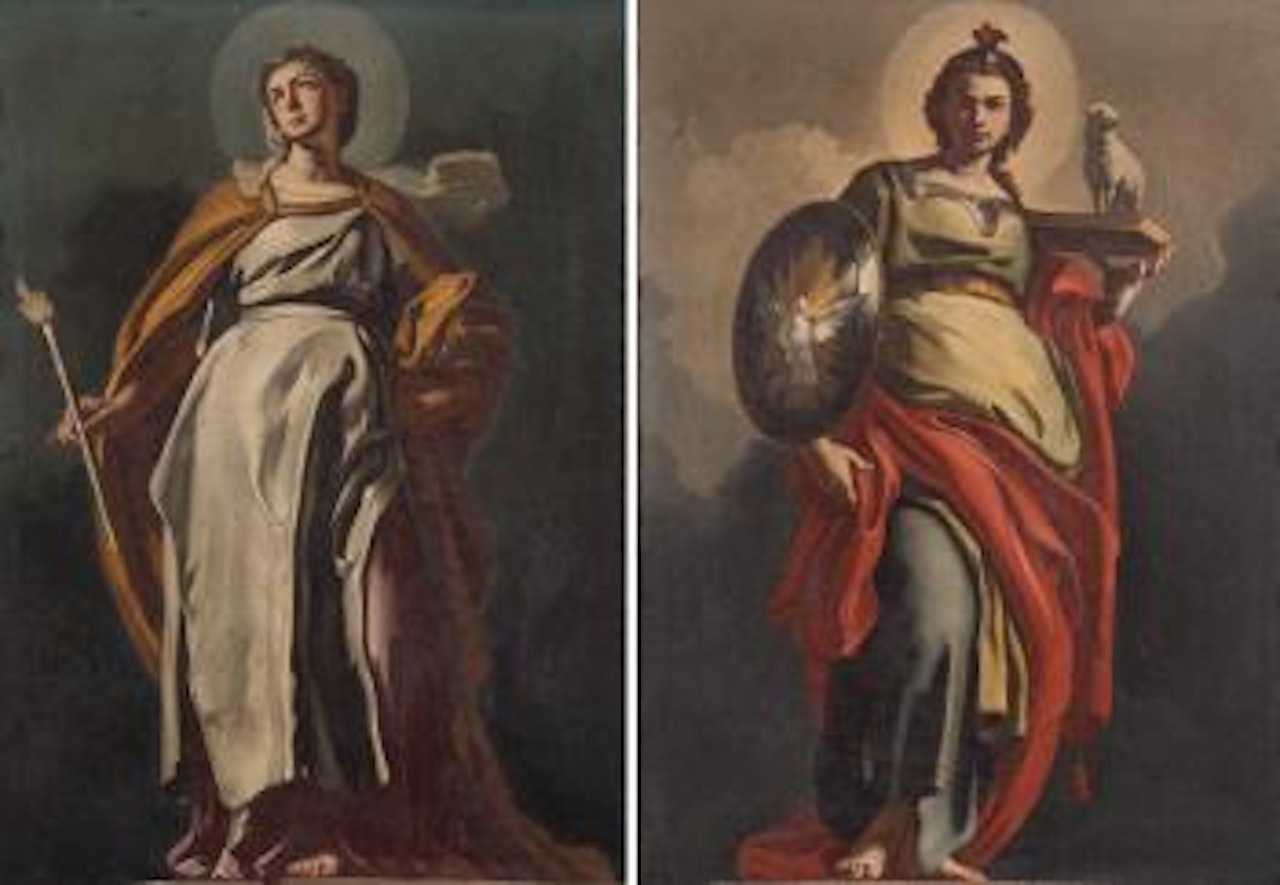Allegoria della Fede. Allegoria della divina sapienza by Francesco Solimena