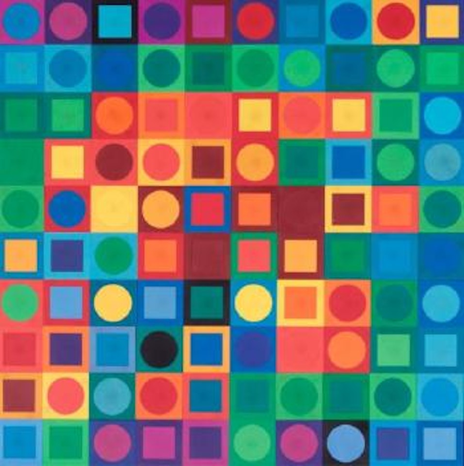 Planetary Folklore Participation n°1 by Victor Vasarely
