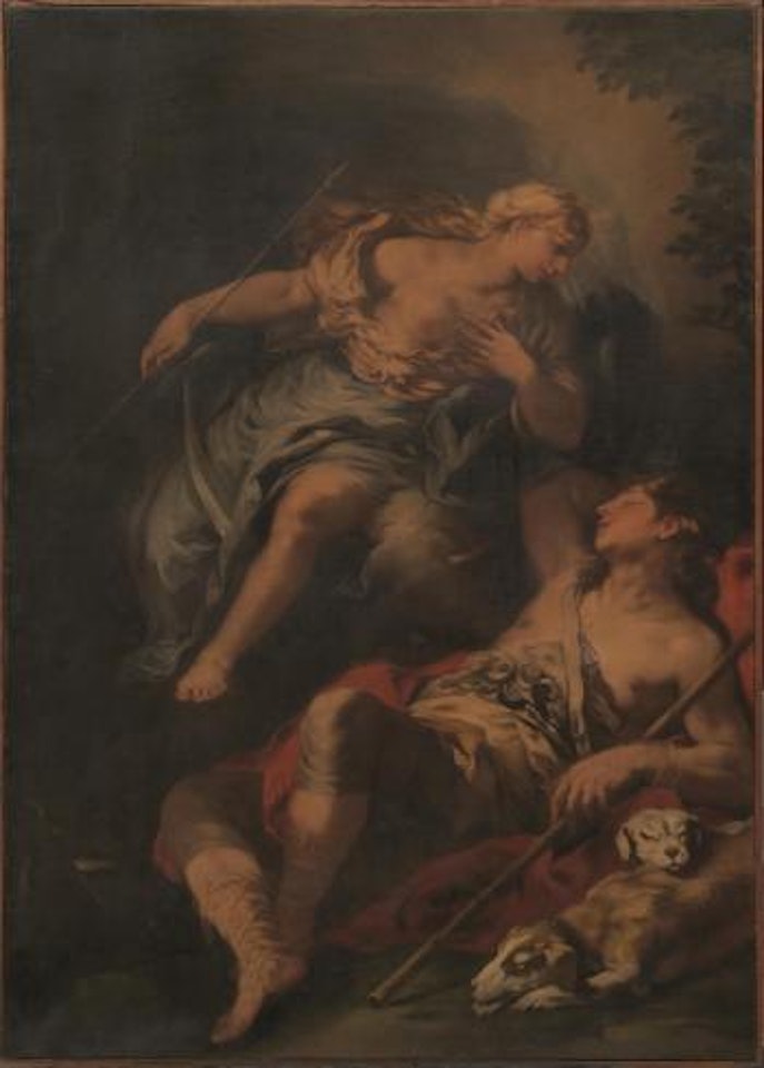 Diana ed Endimione by Circle of Luca Giordano