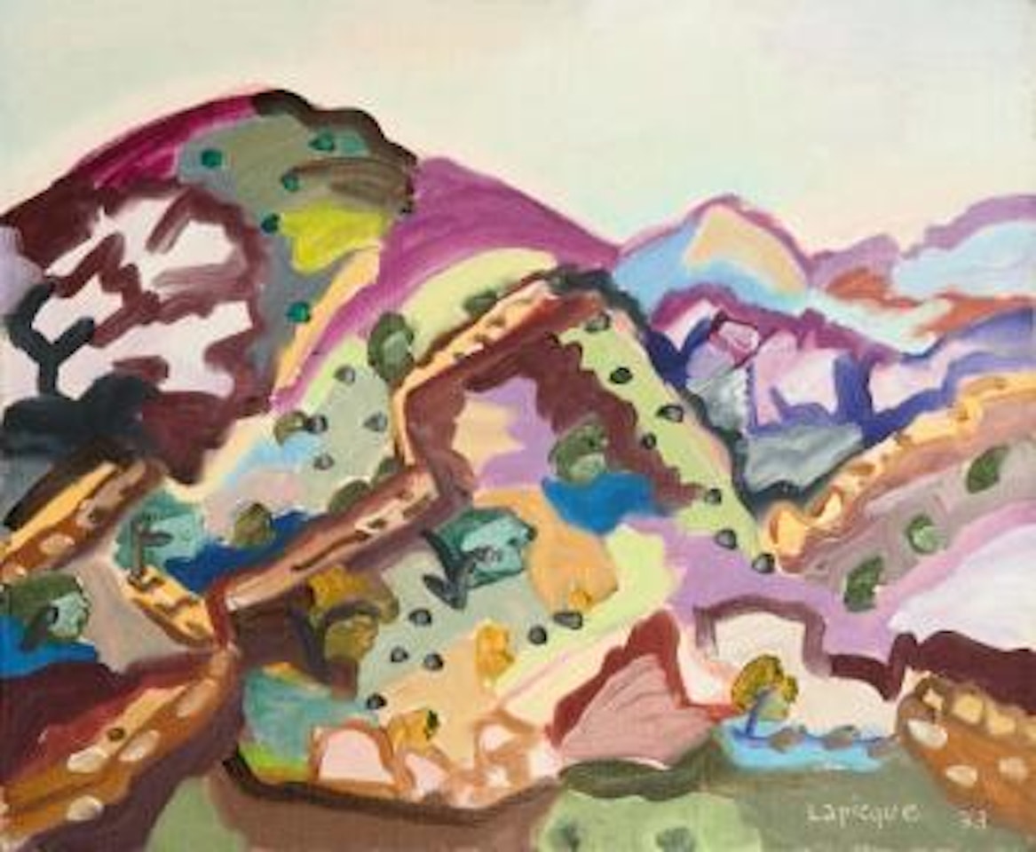 Paysage en Castille by Charles Lapicque