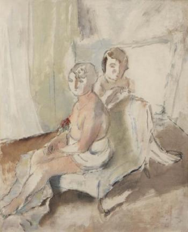 Margot et Madeleine by Edgar S. Paxson