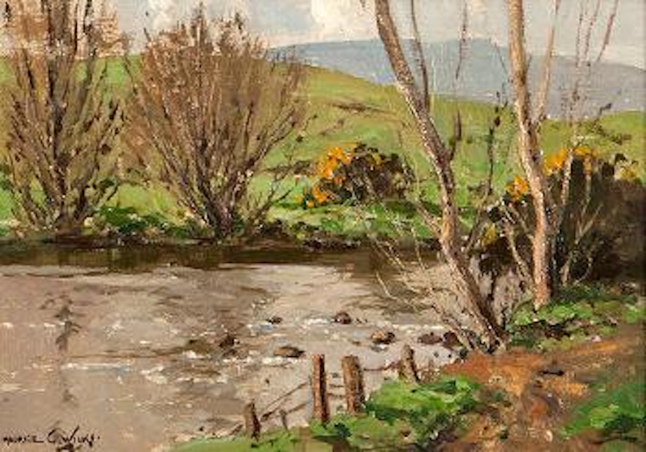 Spring Day, Dun River, Antrim by Maurice Canning Wilks
