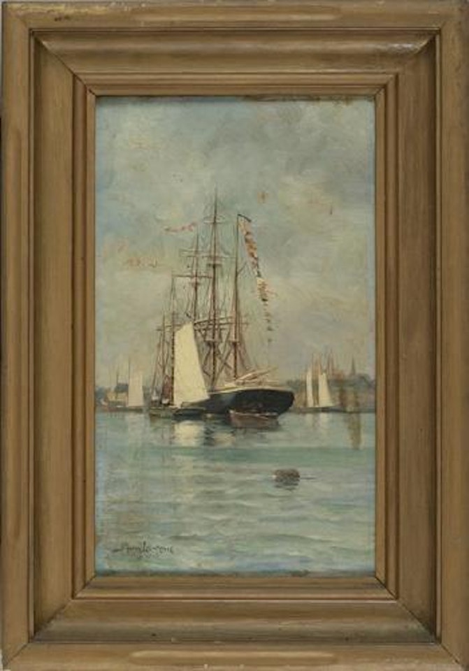 Ship with Flags by Sydney Mortimer Laurence