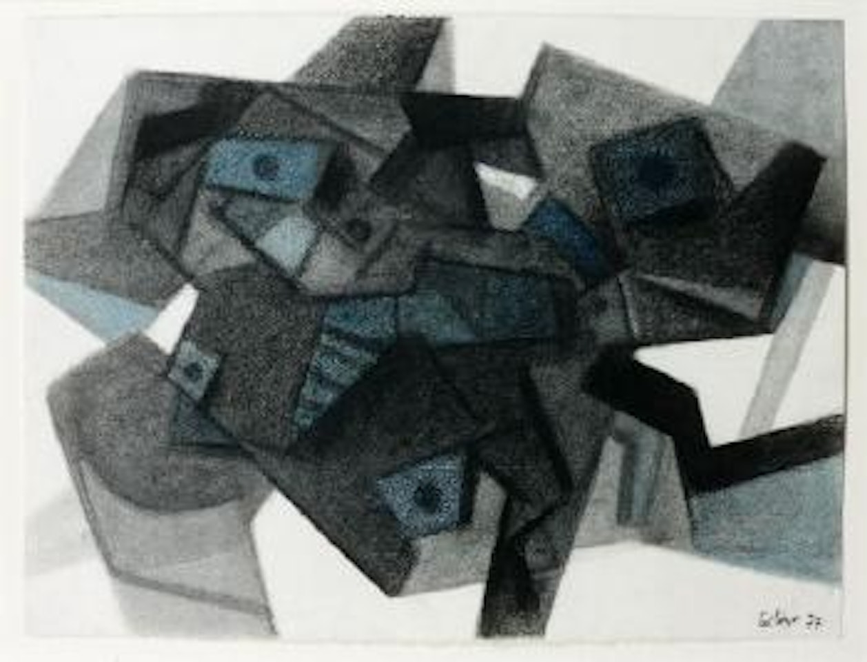 Les yeux bleus by Maurice Esteve