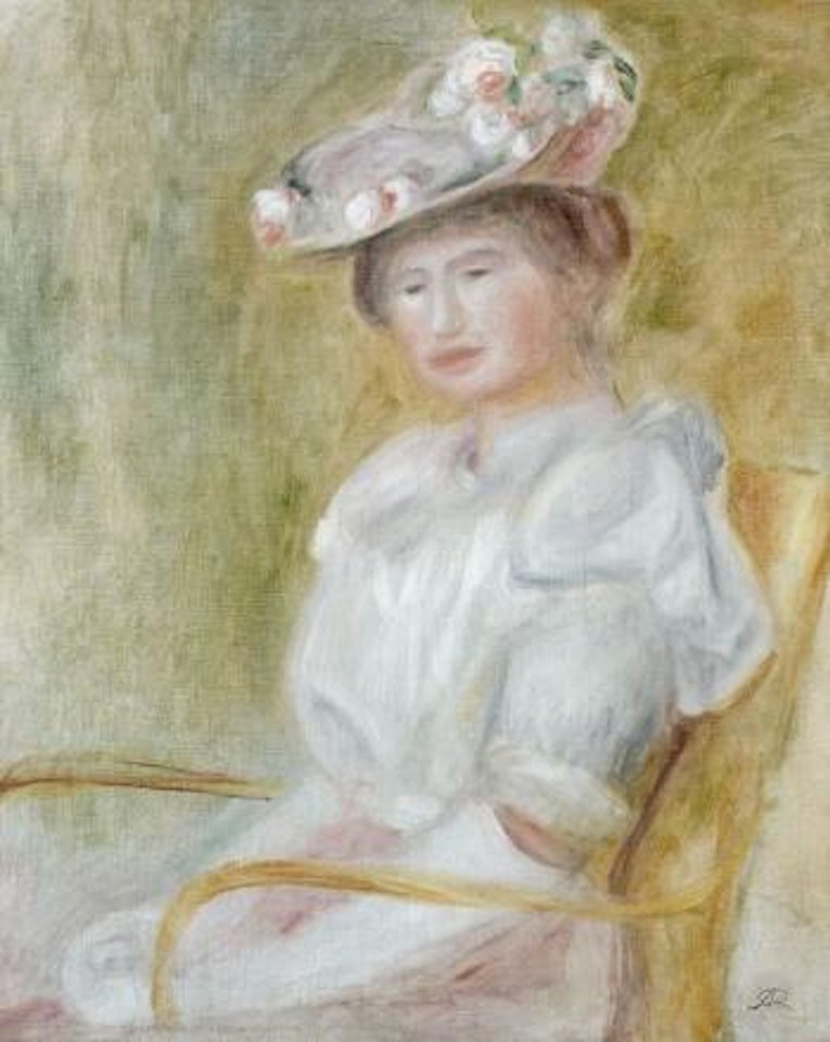 Jeune femme assise by Pierre-Auguste Renoir