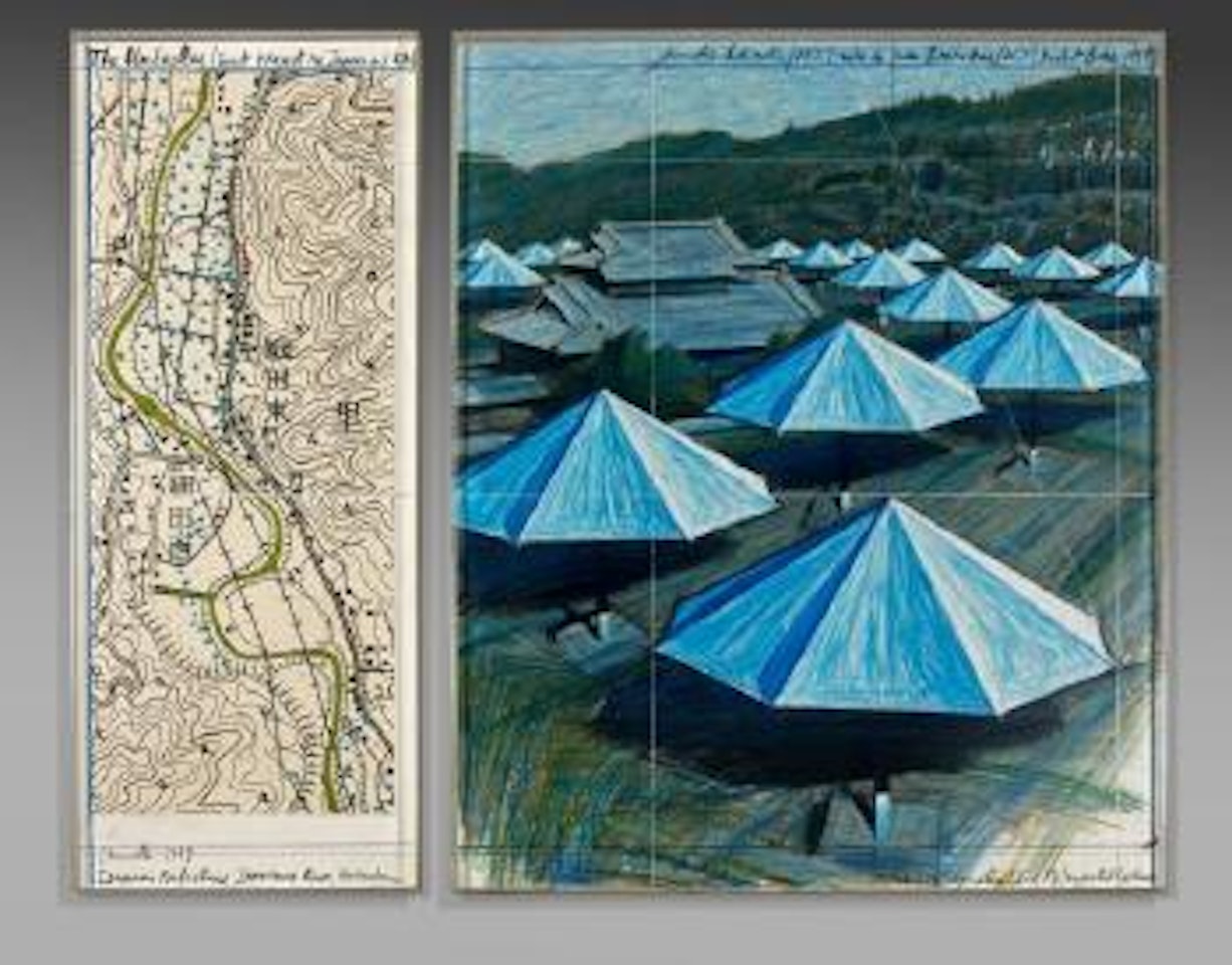 The Umbrellas, Joint project for Japan and USA by Christo