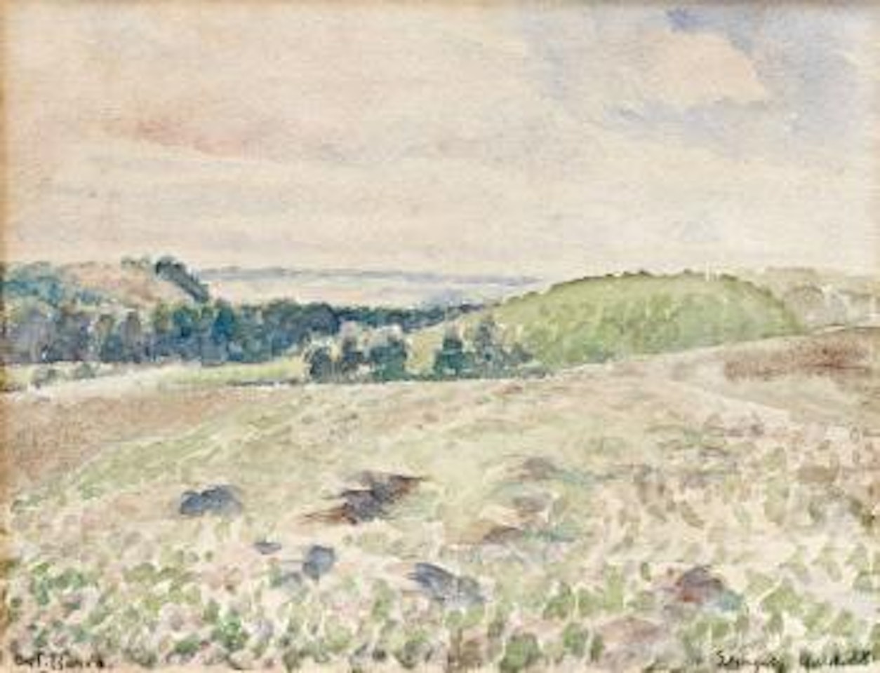 Terrain Laboure, Eragny by Camille Pissarro