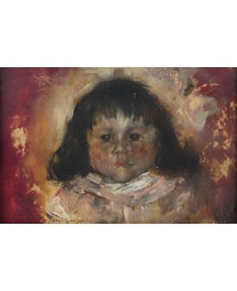 Portrait of a Girl by Leon Gaspard