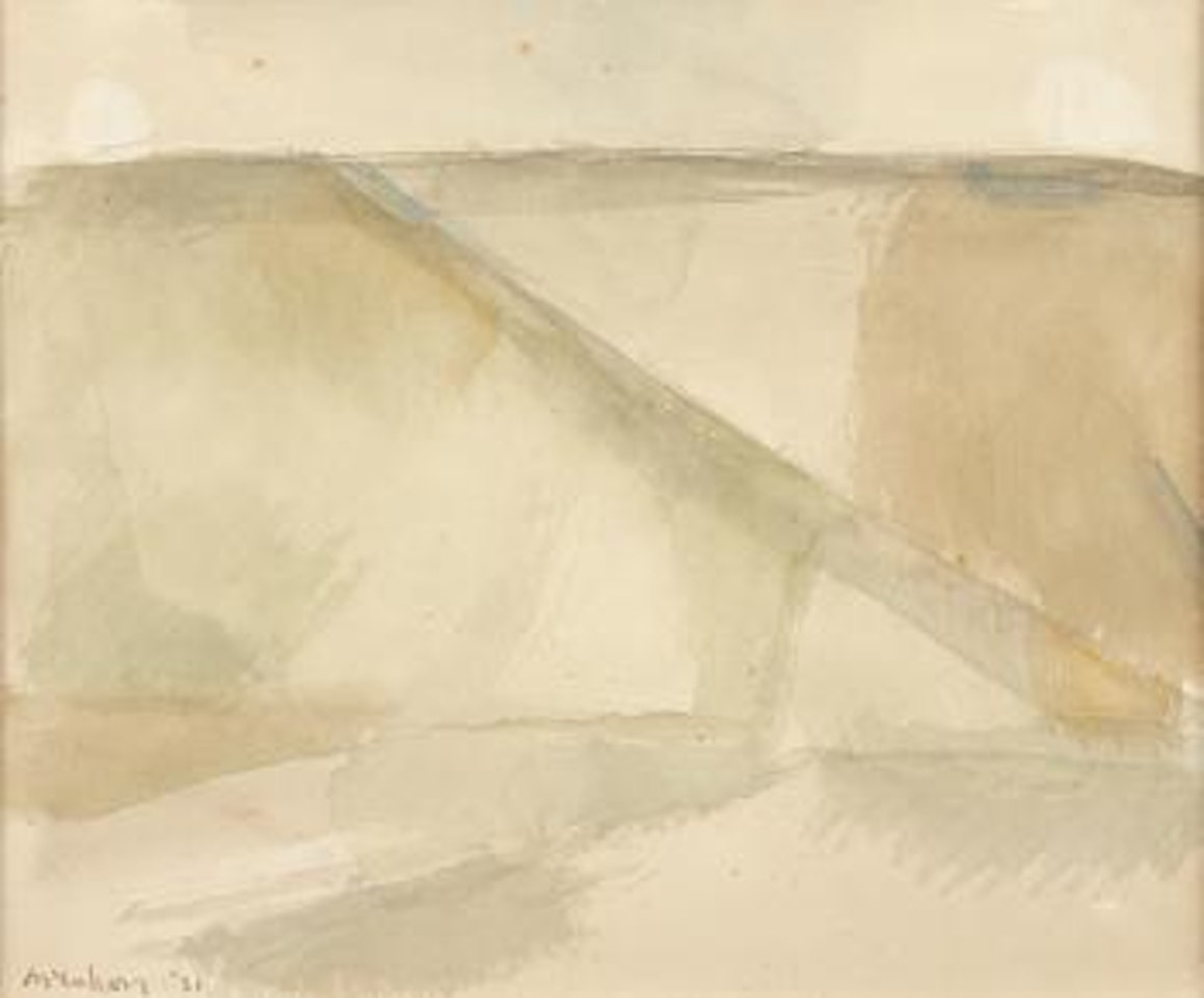 Untitled landscape by Colin Mccahon