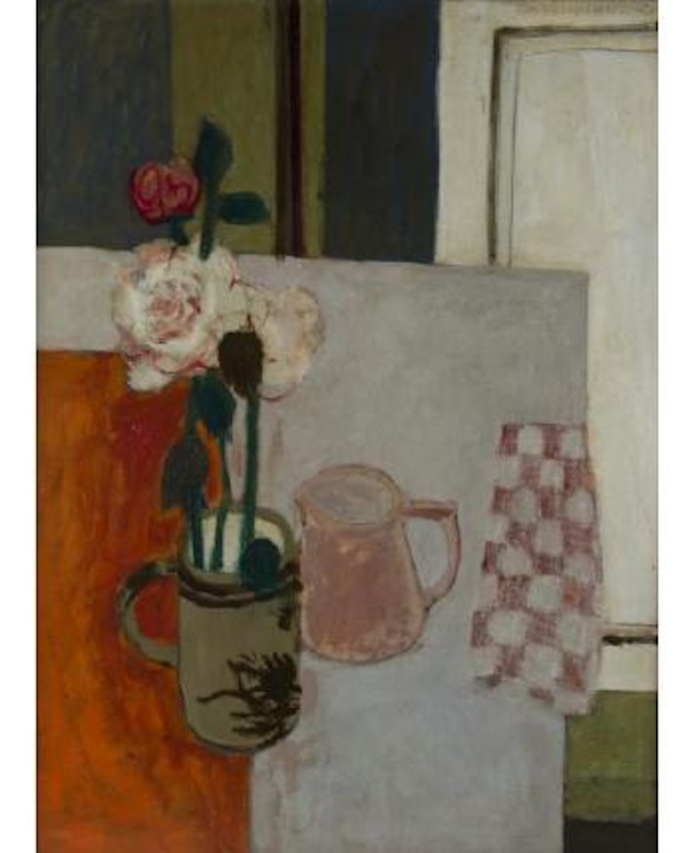 Still Life with Flowers and a Jug by Jean-Pierre Cassigneul