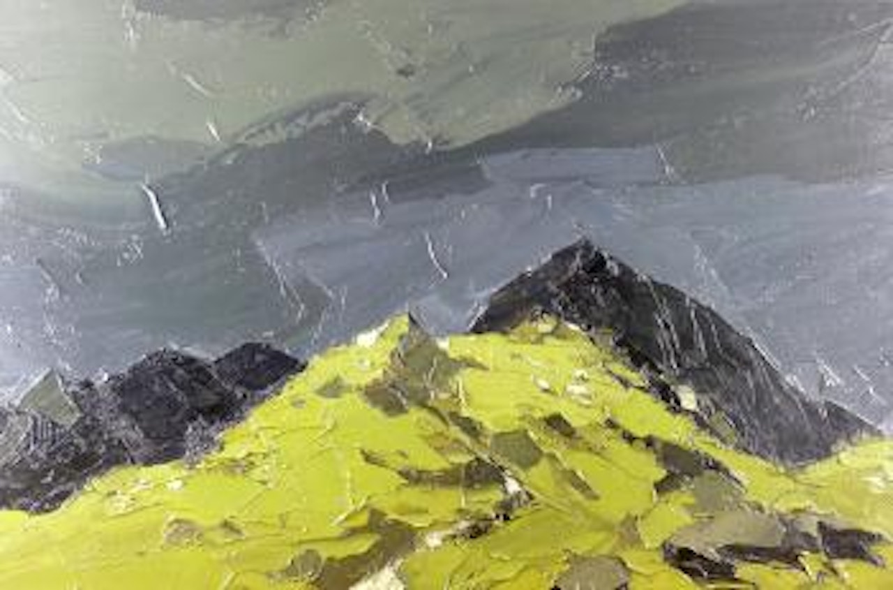 Storm over Crib Coch by Kyffin Williams