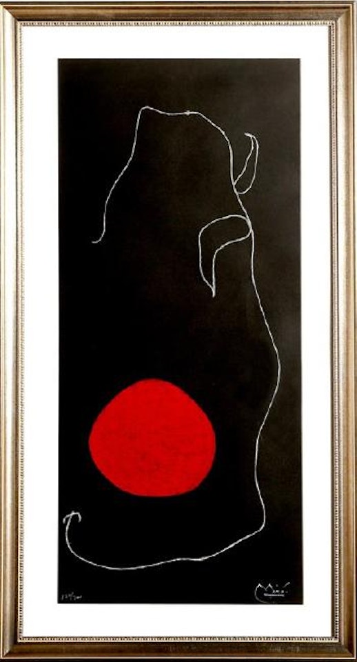 Oiseau Devant Le Soleil (M. 1722) by Joan Miró