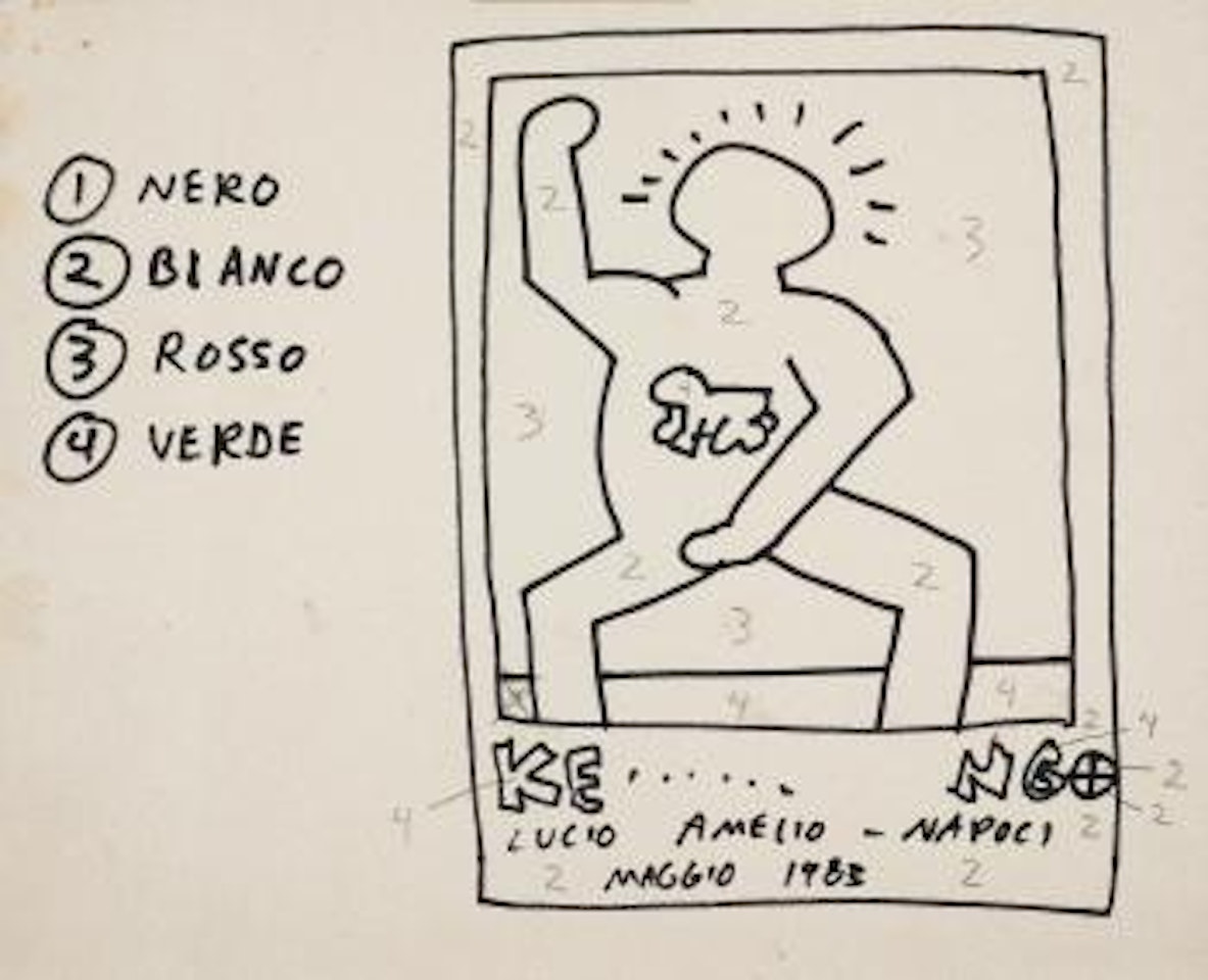 Italia 83. Italia 83 by Keith Haring