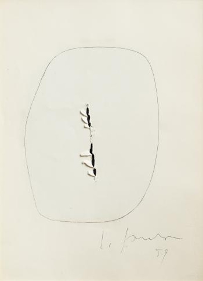 Concetto spaziale by Lucio Fontana