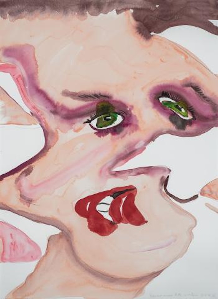 Distorted mirror Kate Moss by Marc Quinn