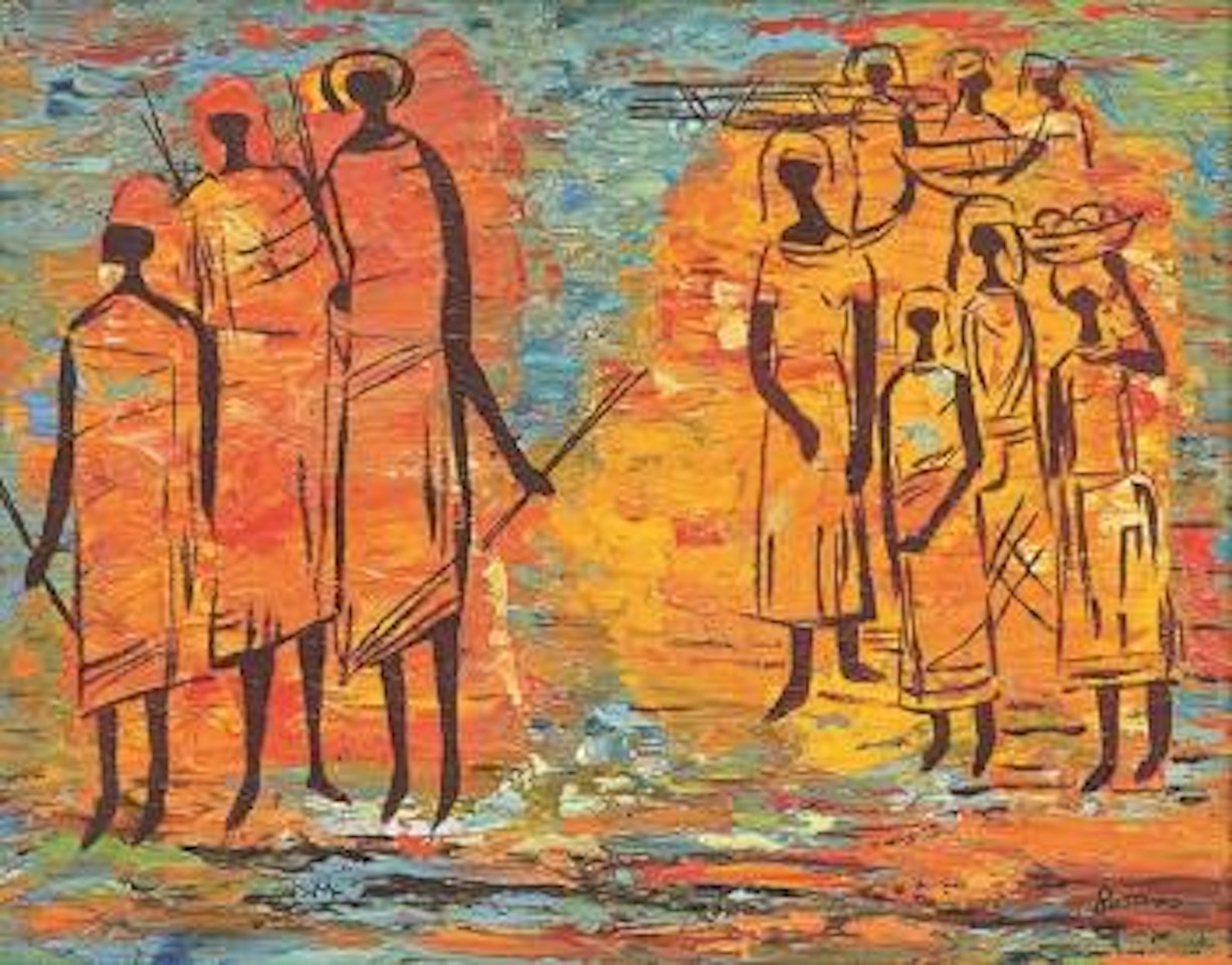 Ten figures by Walter Battiss