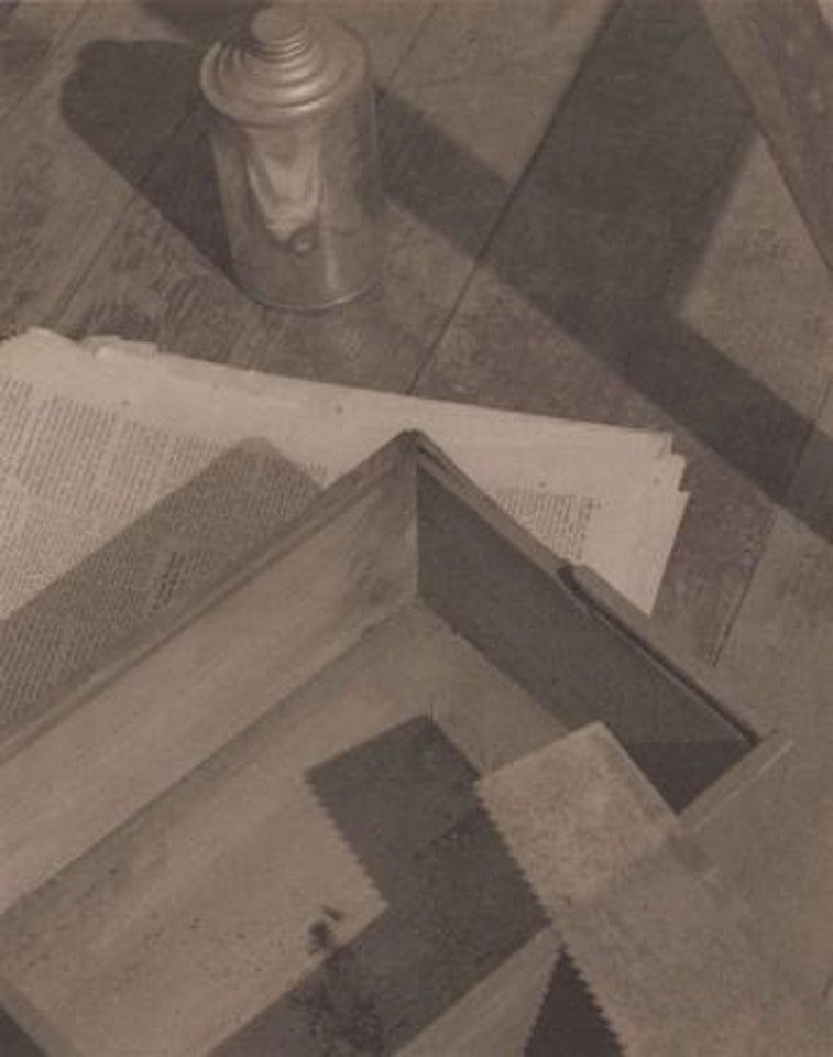 Wooden Box With Saw by Paul Outerbridge