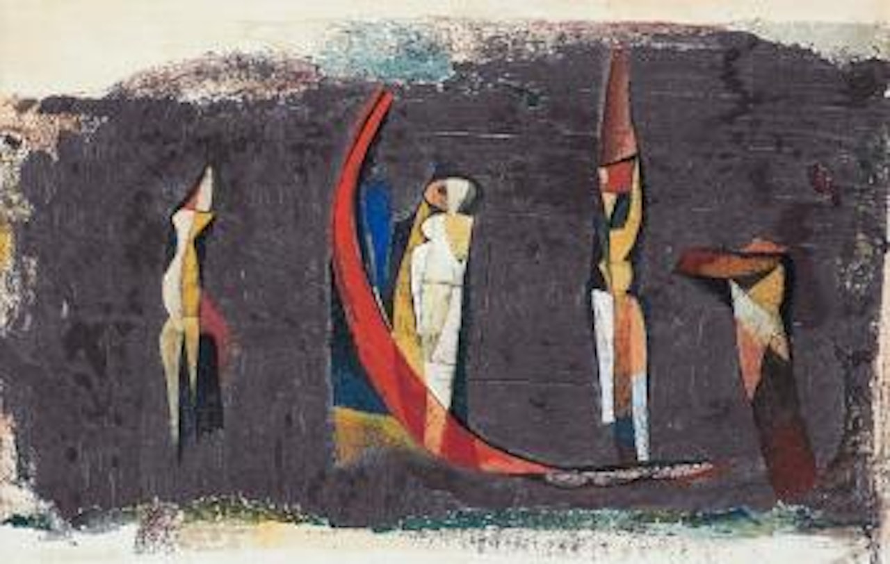 Abstract figures by Cecil Skotnes