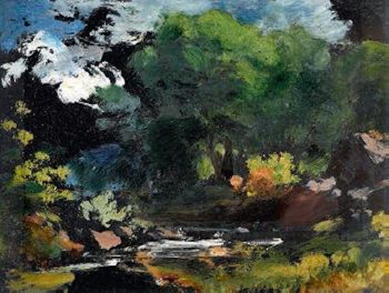Bachlandschaft by Robert Zünd