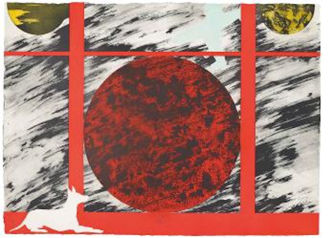 In Barcelona by Larry Bell by Ed Ruscha