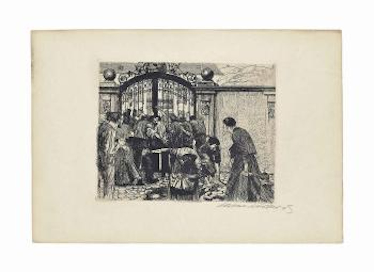 Sturm, from: Ein Weberaufstand by Kathe Kollwitz