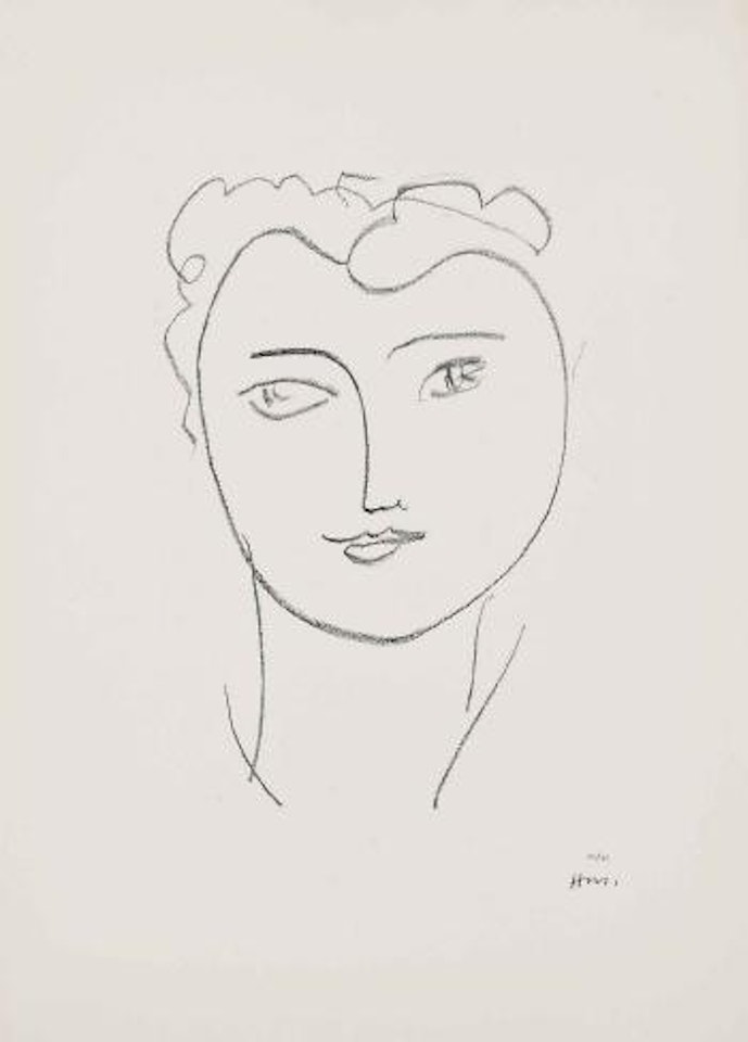 One Plate, from: Jeune Étudiante by Henri Matisse