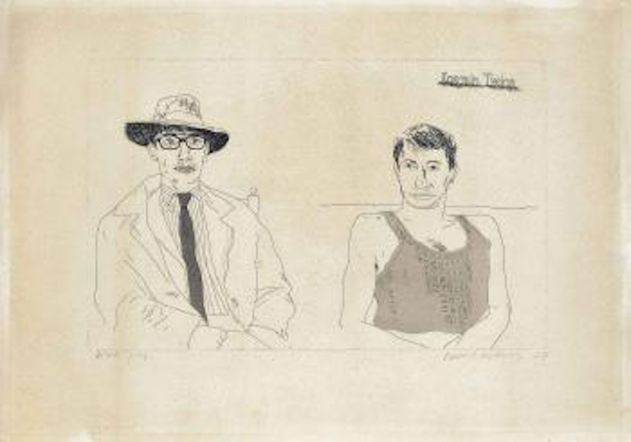 Kasmin Twice by David Hockney